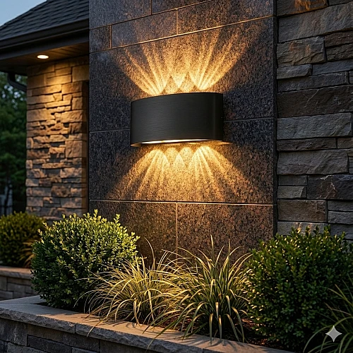  منتج كشاف بوابة لون الانارة اصفر 12 عين-9458/12*1W/BK+WW