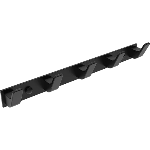 علاقة ملابس خماسي مربع زنك اسود