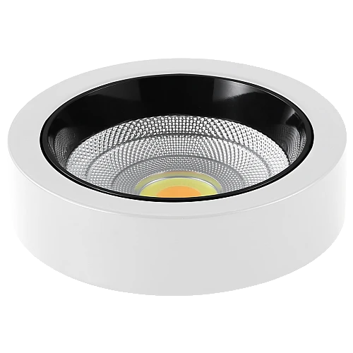 كشاف لطش COB مانع للتوهج المطور اسود + ابيض 30 واط 4CCT لون الانارة قابلة للتغيير (6,5K,4K,3K,3CO) 