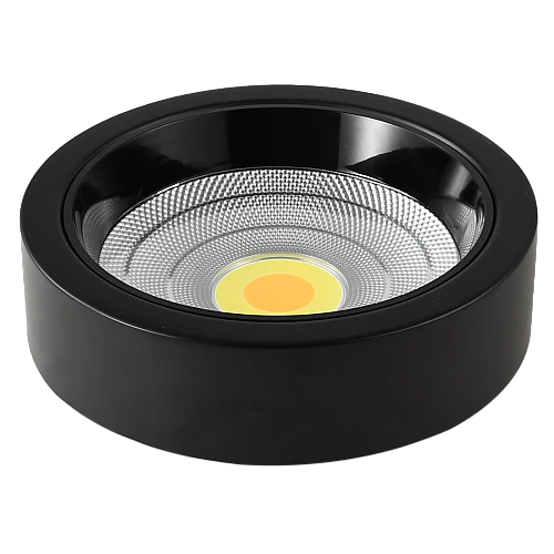 كشاف لطش COB مانع للتوهج المطور اسود 30 واط 4CCT لون الانارة قابلة للتغيير (6,5K,4K,3K,3CO) 