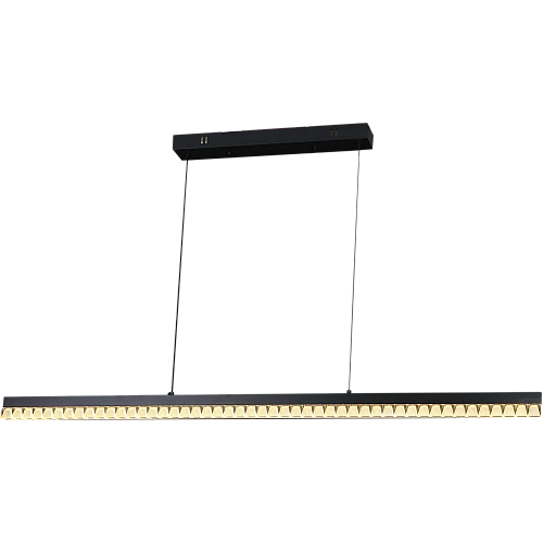 علاقي مودرن مسطرة اسود لون الانارة 3 اضاءات 120 سم 30 واط