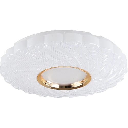 لطش ذهبي لون الانارة 3 اضاءات مقاس 40 سم مدور 42 واط