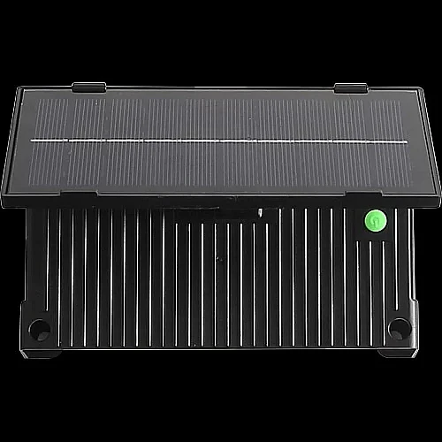 كشاف بوابة خارجي يعمل بالطاقة الشمسية لون اصفر 6 واط مقاوم للماء