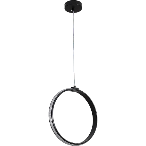 علاقي مودرن مدور اسود لون الانارة 3 اضاءات 30 سم 20 واط