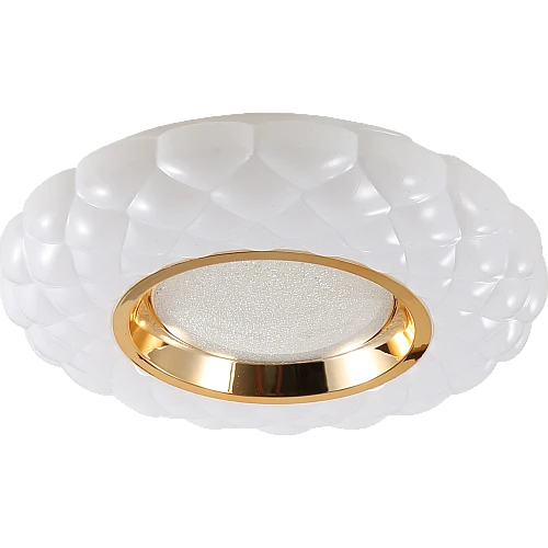 لطش ذهبي لون الانارة 3 اضاءات مقاس 40 سم مدور 42 واط