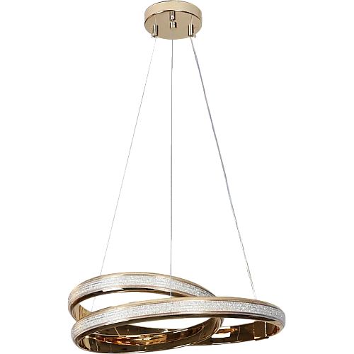 علاقي مودرن مدور حلزوني ذهبي لون الانارة 3 اضاءات 40 سم 48 واط