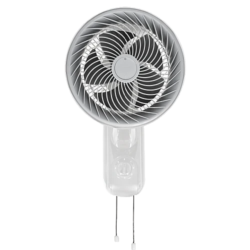 مروحة جدار مودرن ابيض W75