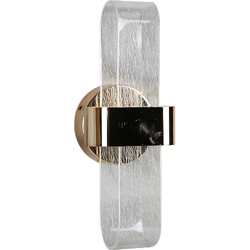 إضاءة جدارية اكريليك مودرن ذهبي لون الانارة 3 اضاءات 7 واط