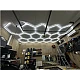 إضاءة سداسية ليد للكراجات السعودية Hexagon LED Lights