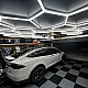 إضاءة سداسية ليد للكراجات السعودية Hexagon LED Lights