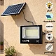 كشاف خارجي إنارة اصفر طاقة شمسية مع ريموت تحكم مزود بحساس ضوء 400 واط