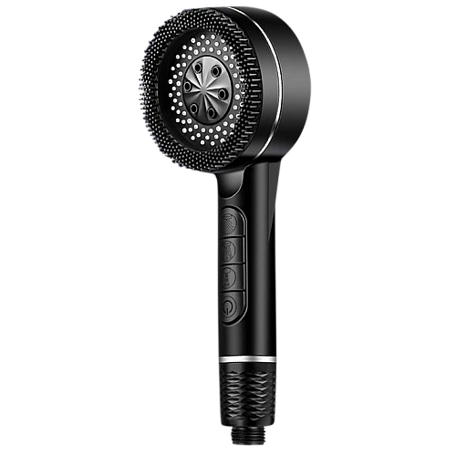 رأس دش أسود مودرن بفلتر تنقية المياه