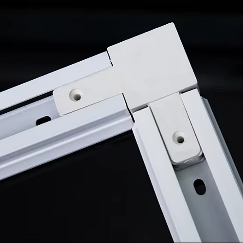 تحويلة توصيلة مجرى ترك لايت شكل L اتجاهين غطاء ابيض توفل