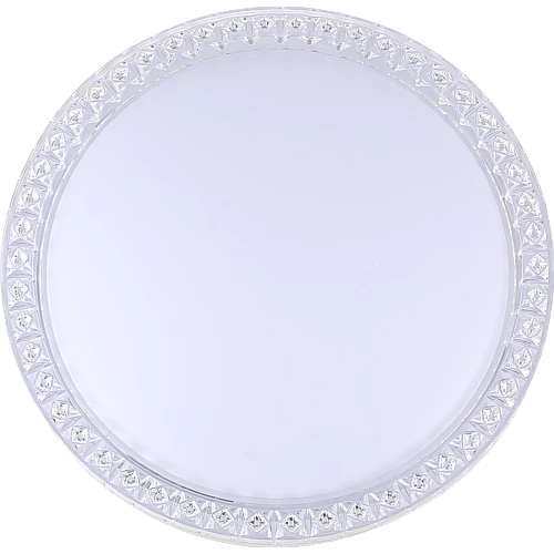 لطش دائري فضي لون الانارة 3 اضاءات 42 واط 