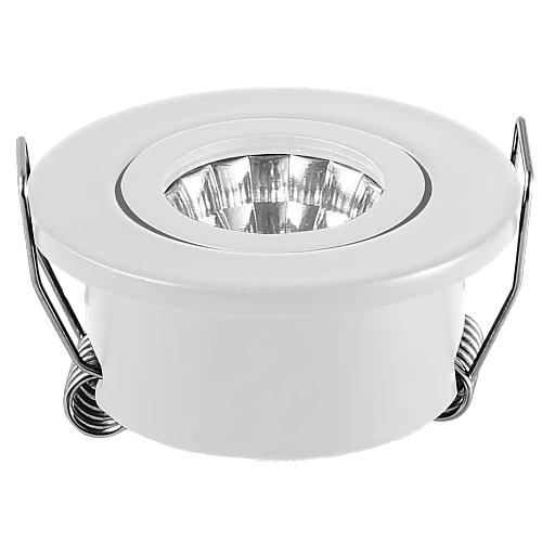 كشاف سبوت لايت متحرك ابيض لون الانارة اصفر 3 واط دفن 4 سم