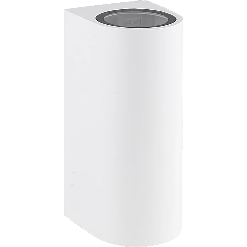 كشاف بوابة بتصميم اسطواني ابيض مجوز جهتين لمبة تركيب GU10