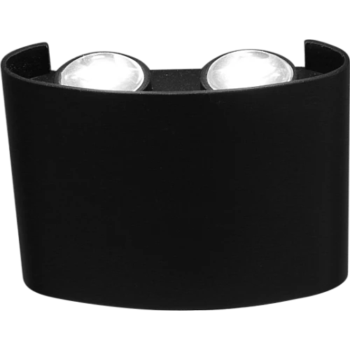 جداري بوابة خارجي اسود لون الانارة RGB ملون مجوز 4 عين LED