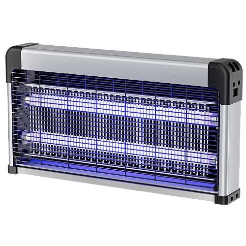 مصيدة ناموس فضي لون الانارة اسود مطور و عالي الجودة ضمان 3 سنوات PLUS