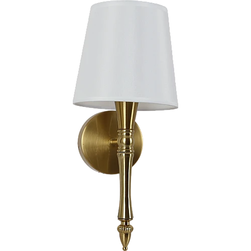 إضاءة جدارية مفرد زيتي + طربوش ابيض E14*1