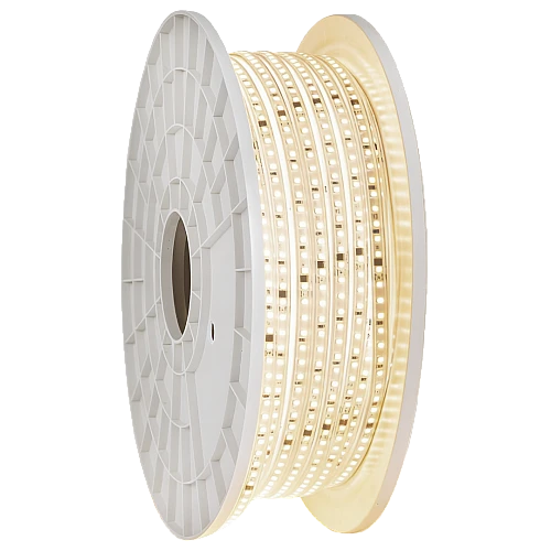 شريط زينة لون الانارة شمسي كريمي لاصق 50 متر 120 شريحة كهرباء مباشر 220 فولت لا يحتاج الى محول