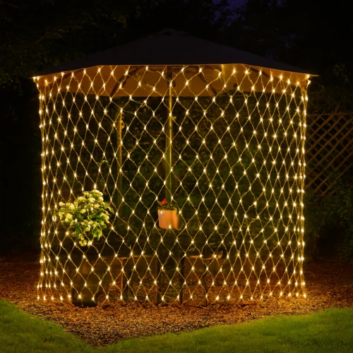 صورة-سلسلة-اضاءة-ستارة-ليد-صفراء-3x3-متر-HU2466