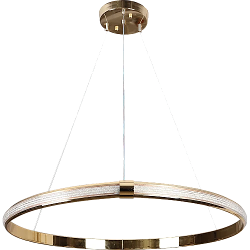 علاقي مودرن مدور ذهبي لون الانارة 3 اضاءات 60 سم 42 واط