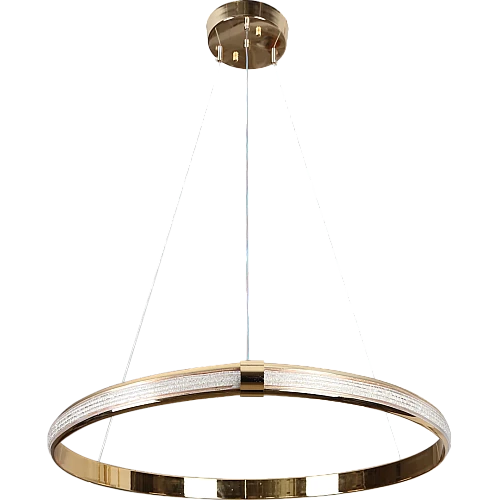 علاقي مودرن مدور ذهبي لون الانارة 3 اضاءات 40 سم 30 واط