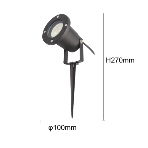 إضاءة أرضية للحدائق غرس متحرك قاعدة نوع لمبات GU10 تصميم عملي