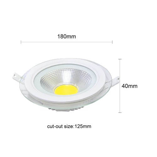 كشاف دفن هامر أبيض 16 سم 18 واط 3 الوان متغيرة LED