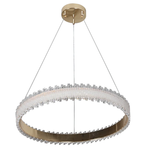 علاقي مودرن مدور ذهبي لون الانارة 3 اضاءات 40 سم 30 واط