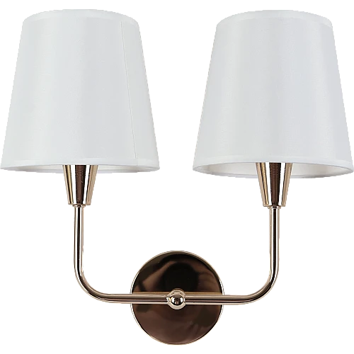 إضاءة جدارية مجوز ذهبي + 2طربوش ابيضE14*2