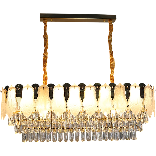 نجف مودرن ذهبي 1000*3500 E14*14L