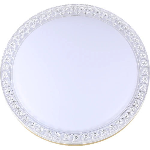 لطش دائري ذهبي لون الانارة 3 اضاءات 42 واط 