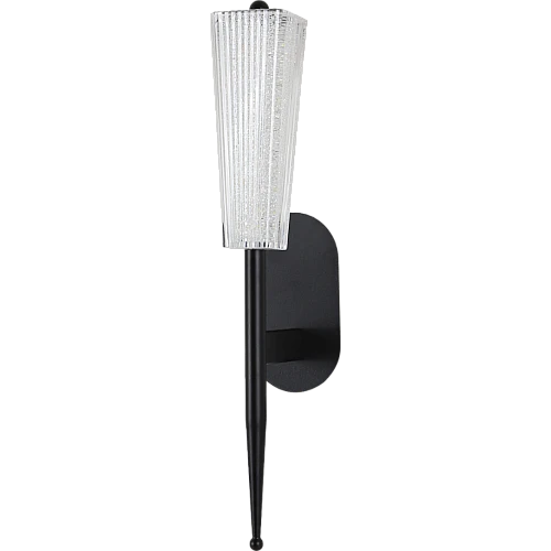 إضاءة جدارية مفرد اسود لون الانارة 3اضاءات قزاز مدخن5 واط