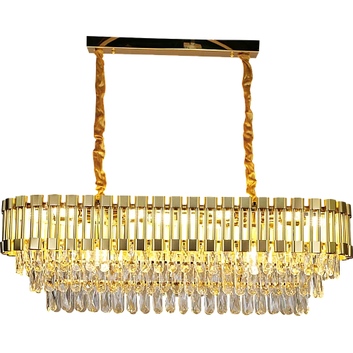 نجف مودرن ذهبي 800*300 E14*10L