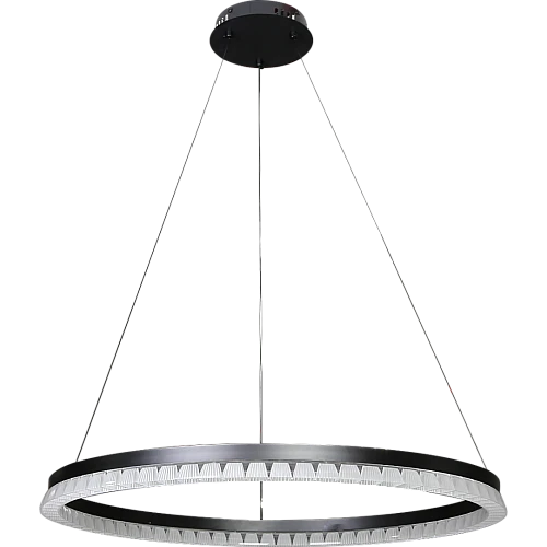 علاقي مودرن حلقة اسود لون الانارة 3 اضاءات 80 سم 55 واط