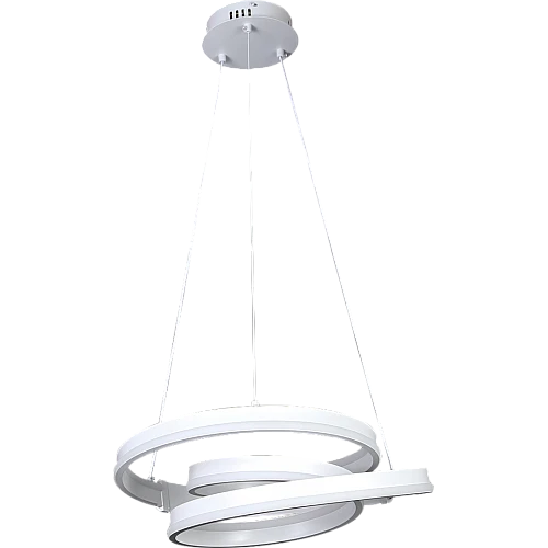 علاقي مودرن حلقات حلزوني ابيض لون الانارة 3 اضاءات 135 واط