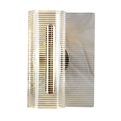 إضاءة جدارية اكريليك مودرن ذهبي لون الانارة 3 اضاءات 5 واط