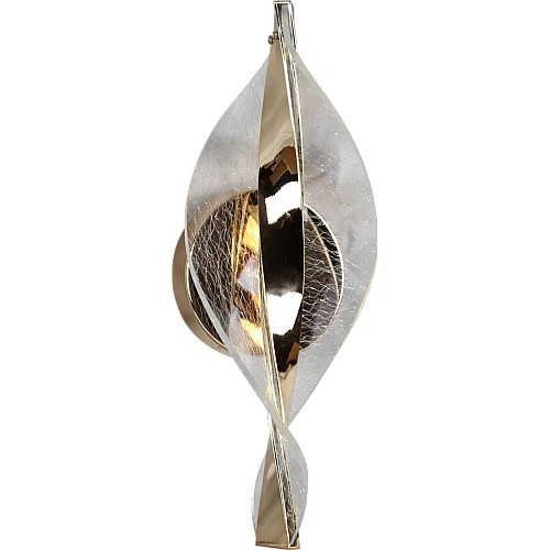 إضاءة جدارية اكريليك مودرن ذهبي لون الانارة 3 اضاءات 7 واط