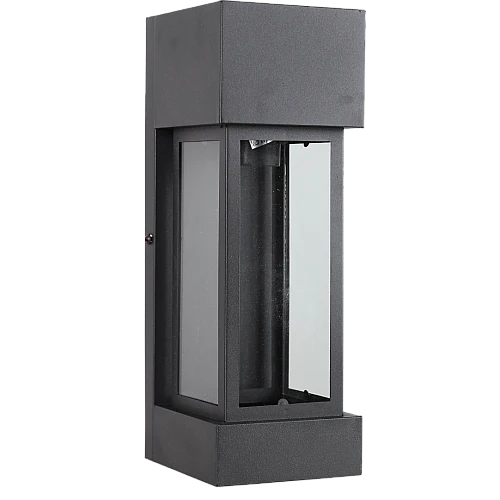 كشاف بوابة جداري غطاء لون اسود