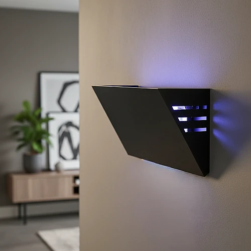 مصيدة الحشرات الجدارية (ناموسية) اللاصق غطاء اسود و امن 30 واط