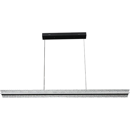 علاقي مودرن مسطرة اسود لون الانارة 3 اضاءات 120 سم 55 واط