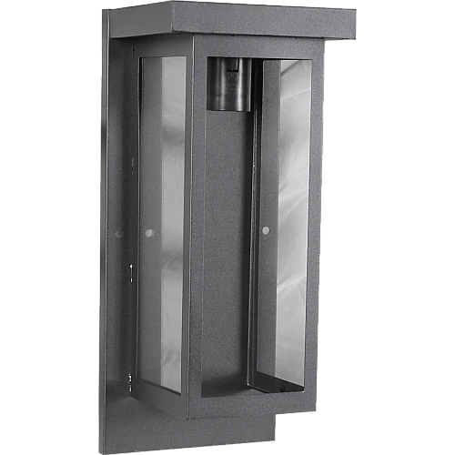 فانوس جداري قزاز شفاف E27 اسود خارجي