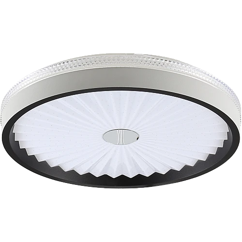 لطش اسود لون الانارة 3 اضاءات مقاس 40 سم مدور 42 واط