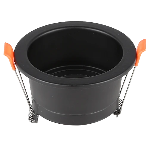 إطار جرم سبوت لايت  قطر 7 سم توفل  اسود+اسود