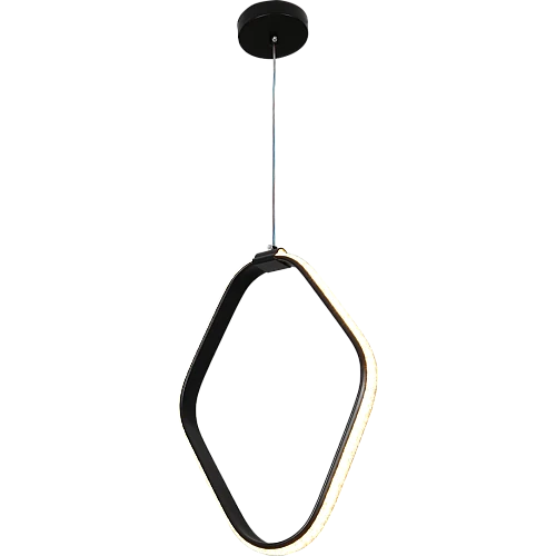 علاقي مودرن مربع اسود لون الانارة 3 اضاءات 30 سم 25 واط