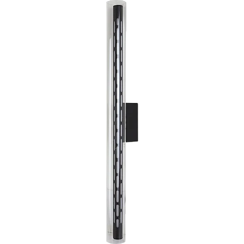 إضاءة جدارية مفرد اسود لون الانارة 3اضاءات قزاز شفاف 5 واط