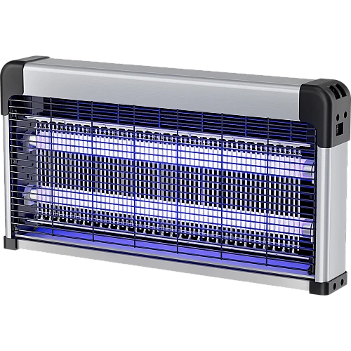 مصيدة ناموس كهربائي غطاء فضي مع اسود 2*15 واط