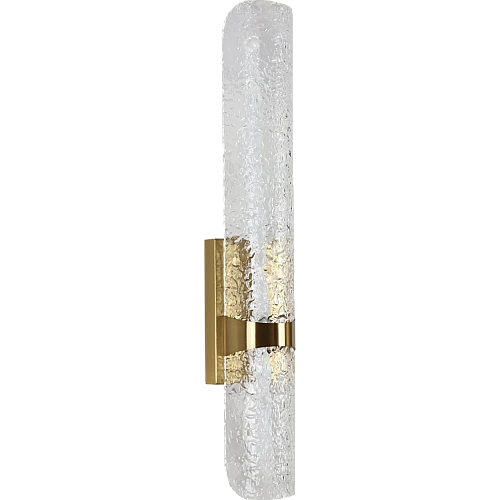 إضاءة جدارية مفرد زيتي لون الانارة 3اضاءات قزاز شفاف 7 واط