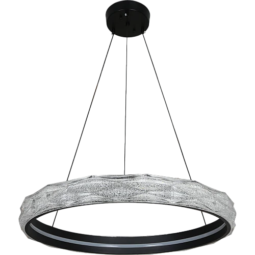 علاقي مودرن مدور اسود لون الانارة 3 اضاءات 40 سم 55 واط